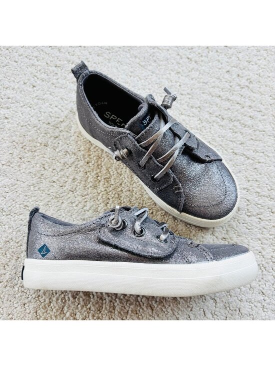 Sperry Other - Sperry gray sparkle loafer sneakers